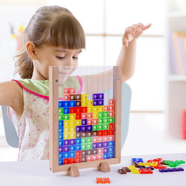 EcoToys BuildSmart Rompecabezas | Juego de Construcción Creativo - Bloques de Construcción Tangram 3D